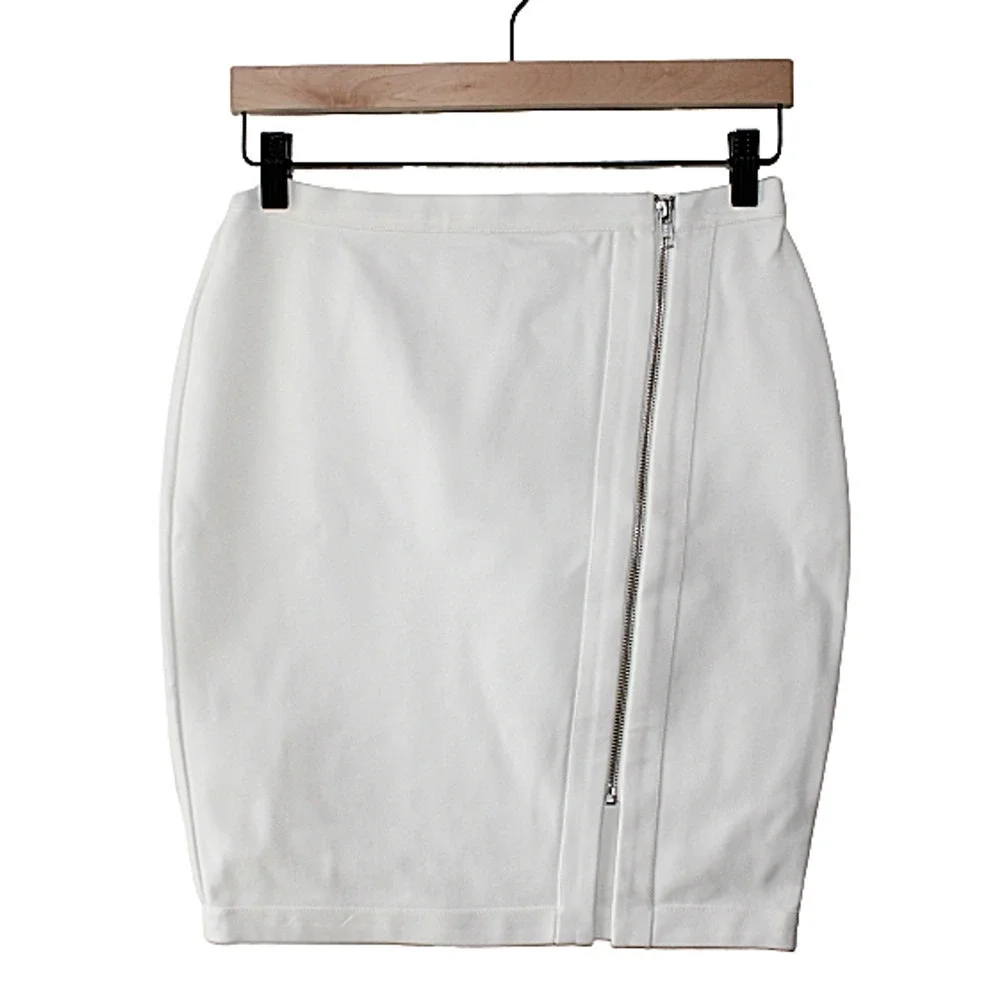 cupcakes and Cashmere Jann Ivory Pencil Skirt - Picture 1 of 4